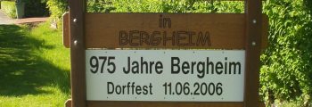 Bergheim feiert 975 Jahre